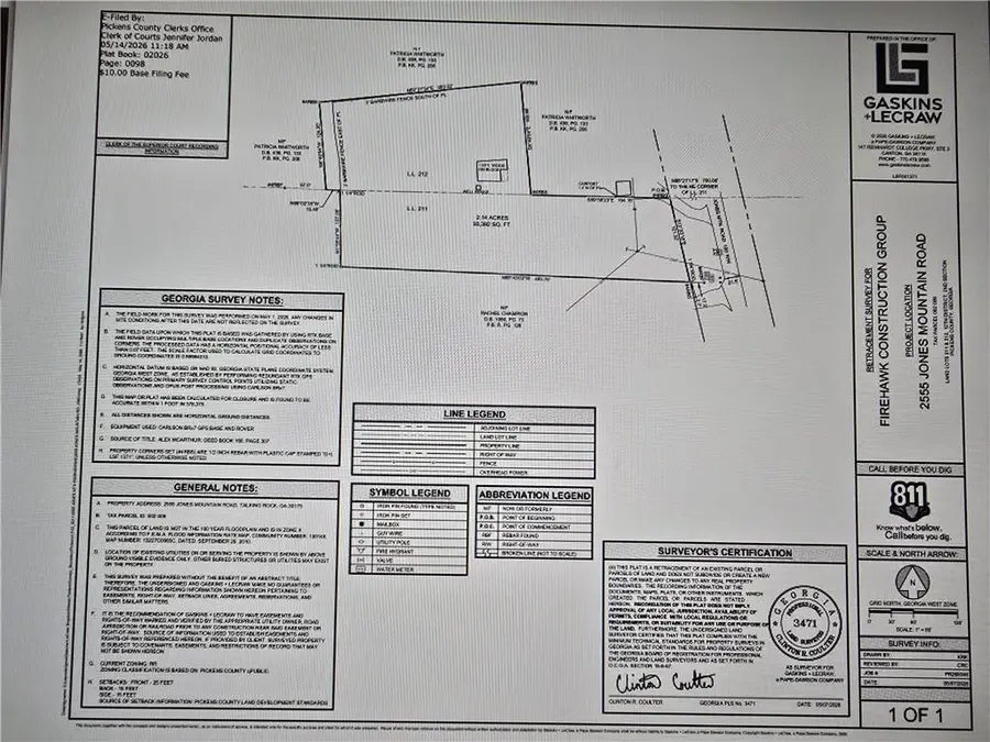 2555 Jones Mountain Road, Talking Rock, GA 30175 - #2