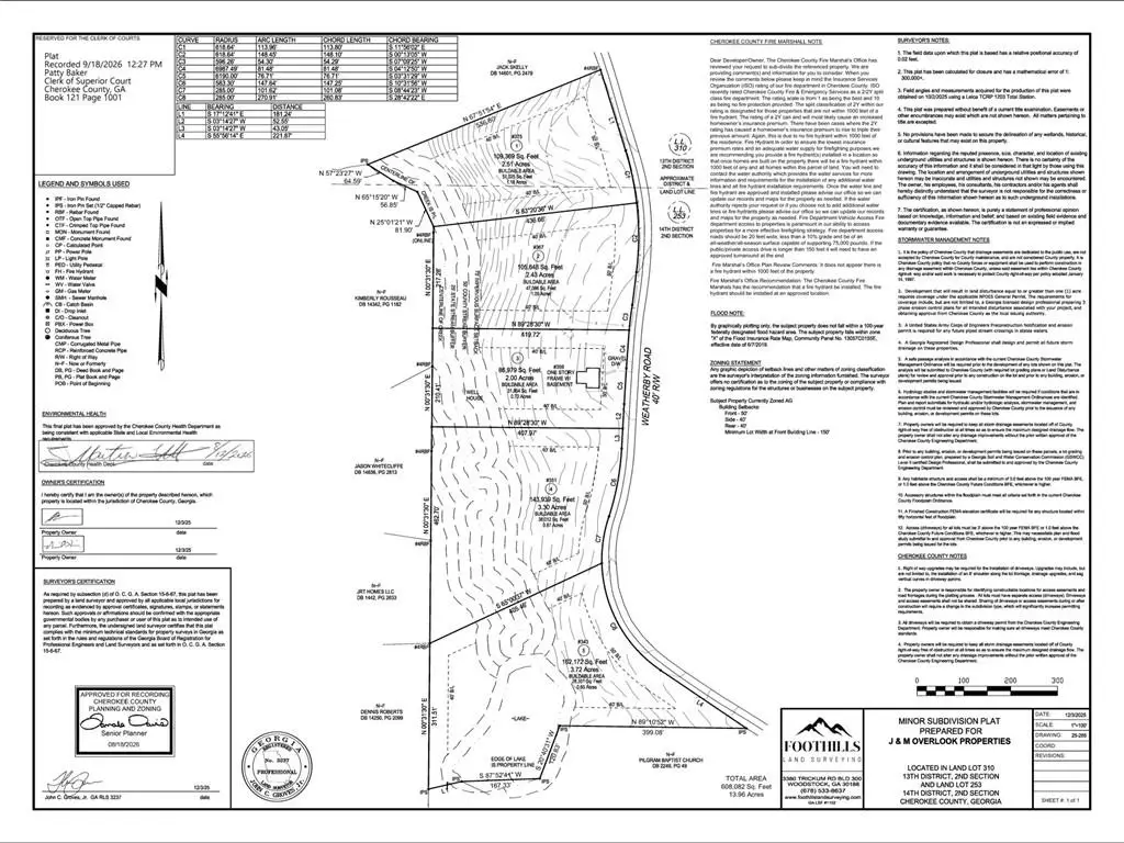 0 Weatherby Road, Ball Ground, GA 30107 - #1