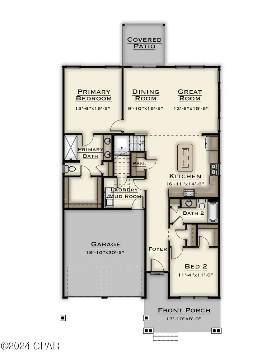 669 Crystal Bayou Boulevard #LOT 19 - GRAYTON PLAN, Panama City Beach, FL 32407 - Image #3