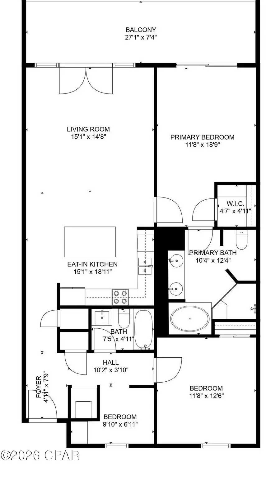 9860 S Thomas Drive #1222, Panama City, FL 32408 - #3