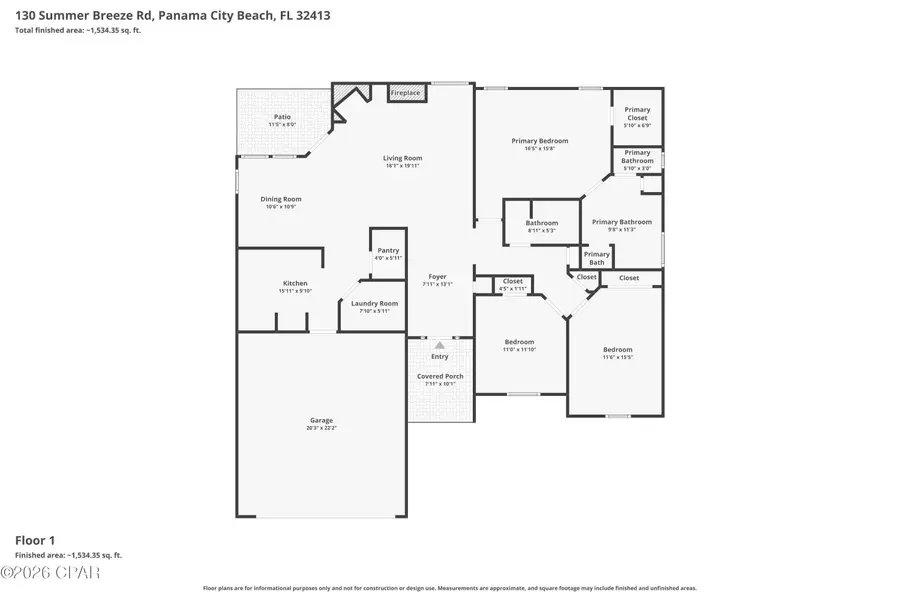 130 Summer Breeze Road, Panama City Beach, FL 32413 - #2