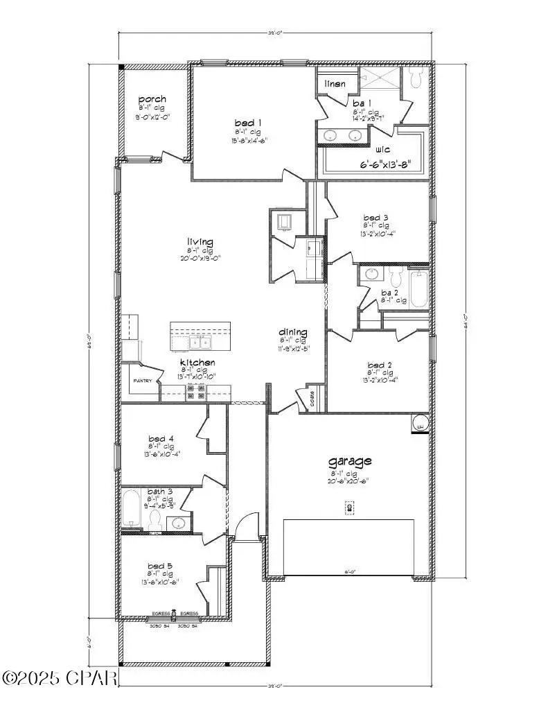 3158 Sawgrass Street, Panama City, FL 32404 - #2