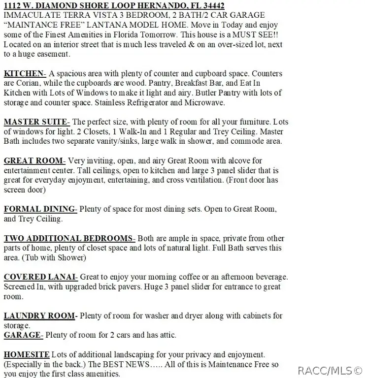 1112 W Diamond Shore Loop #45, Hernando, FL 34442 - Image #2