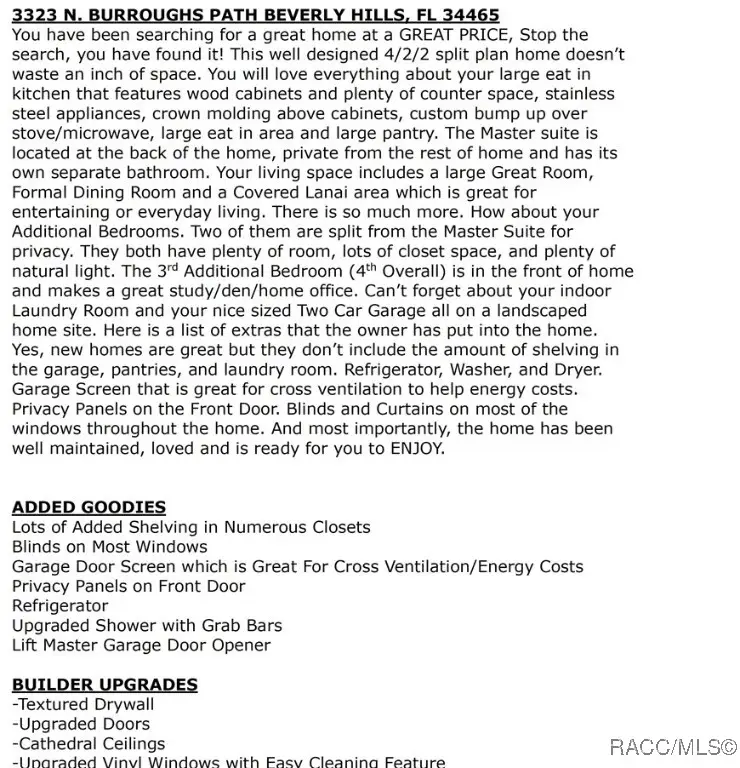 3323 N Burroughs Path #3F, Beverly Hills, FL 34465 - Image #2