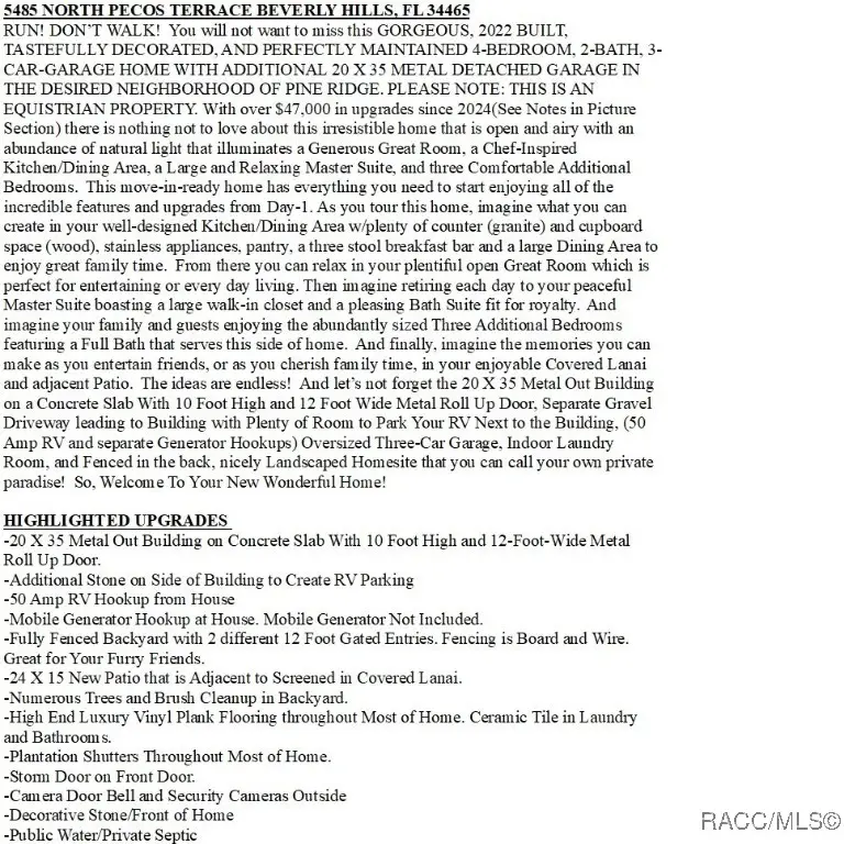 5485 N Pecos Terrace, Beverly Hills, FL 34465 - Image #2