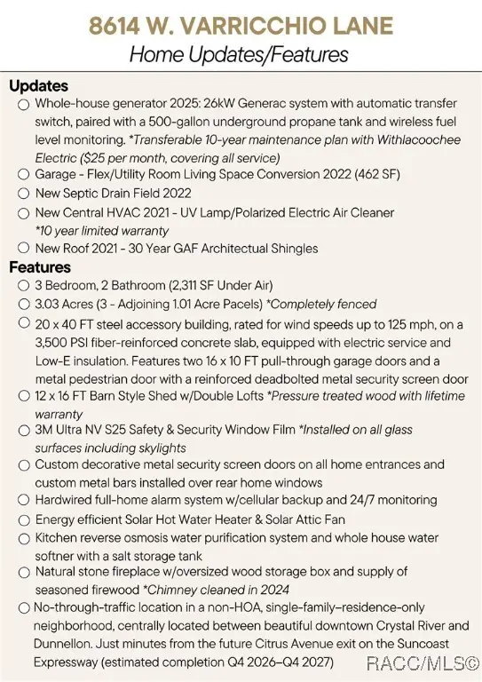 8614 W Varricchio Lane, Crystal River, FL 34428 - Image #3