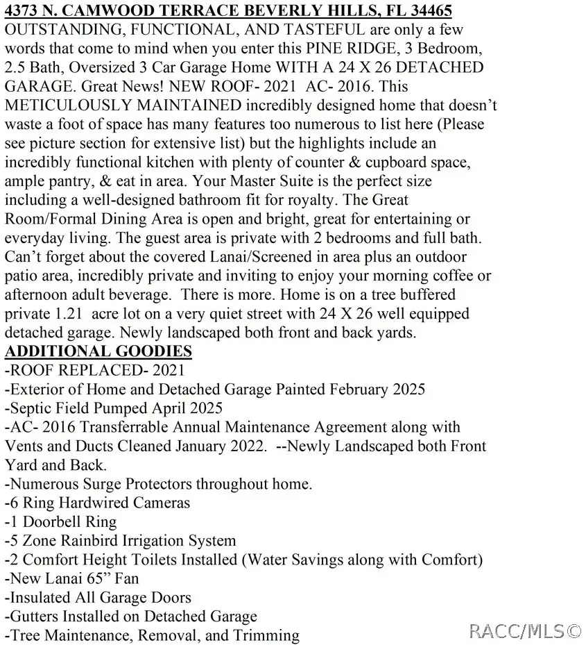 4373 N Camwood Terrace, Beverly Hills, FL 34465 - #2