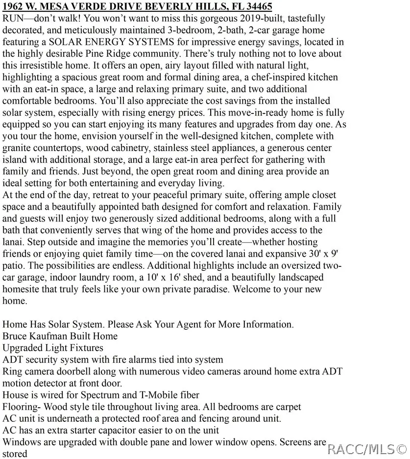 1962 W Mesa Verde Drive, Beverly Hills, FL 34465 - #2