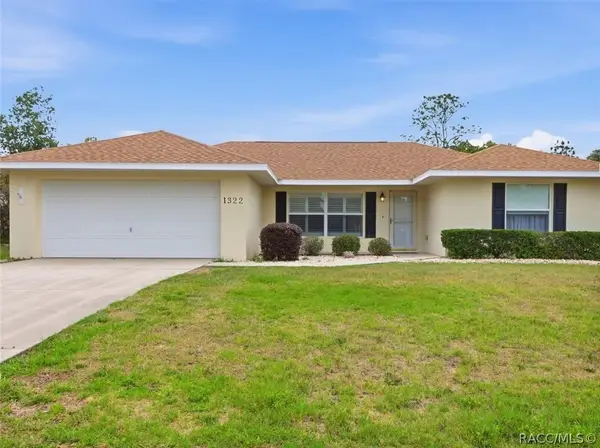 1322 S Brookfield Drive, Lecanto, FL 34461