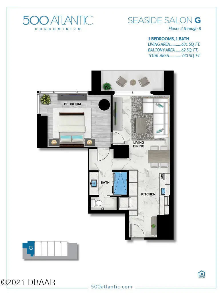 500 N Atlantic Avenue #2-G, Daytona Beach, FL 32118 - #2