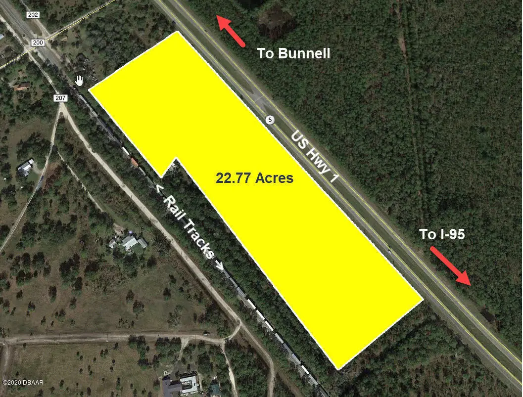 0 Us 1 (22.77 Ac) Highway, Bunnell, FL 32110 - Image #1