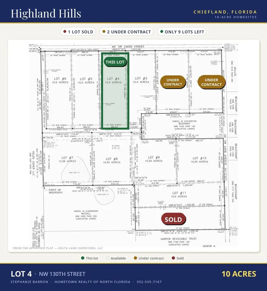 Lot 4 NW 130th St, Chiefland, FL 32626 - #3