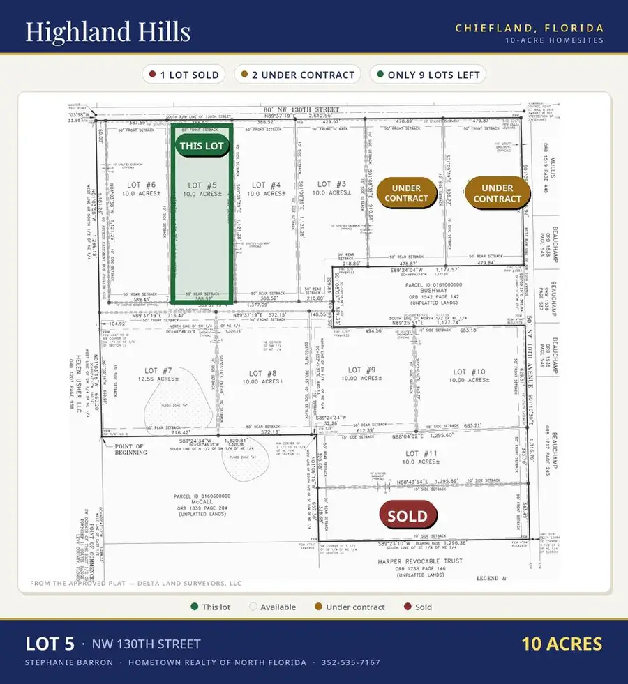 Lot 5 NW 130th St, Chiefland, FL 32626 - #3
