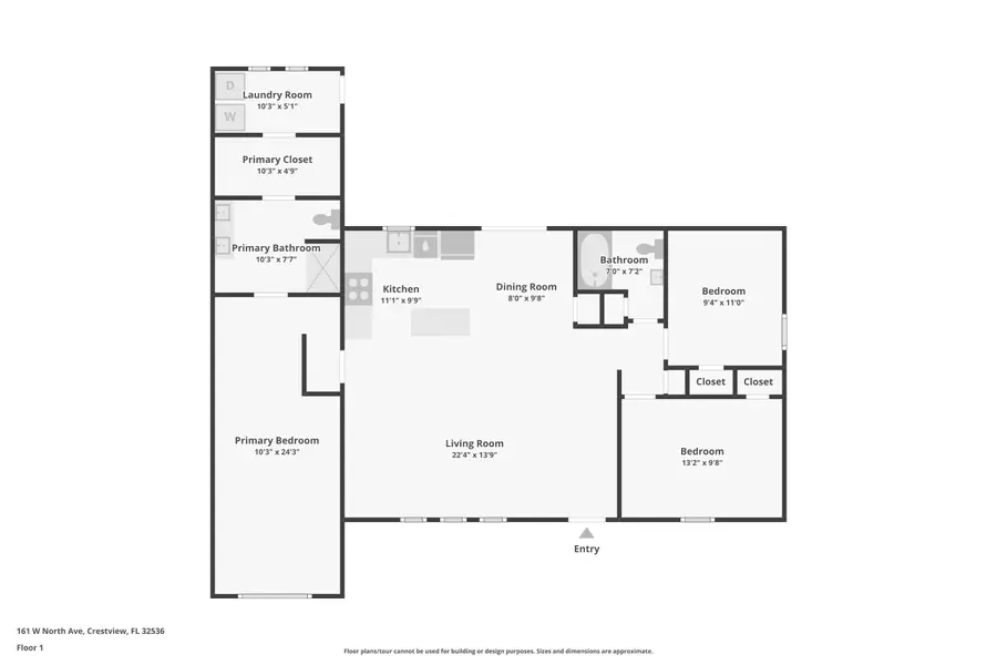 161 W North Avenue, Crestview, FL 32536 - #2