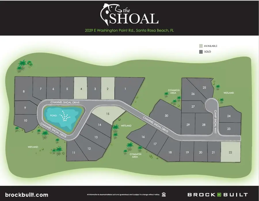 15 Channel Shoal Drive #Lot 22, Santa Rosa Beach, FL 32459 - #3
