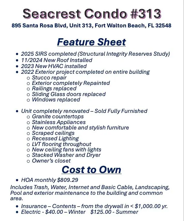 895 Santa Rosa Boulevard #313, Fort Walton Beach, FL 32548 - Image #3