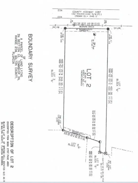 Lot 2 Co Highway 1087, DeFuniak Springs, FL 32433
