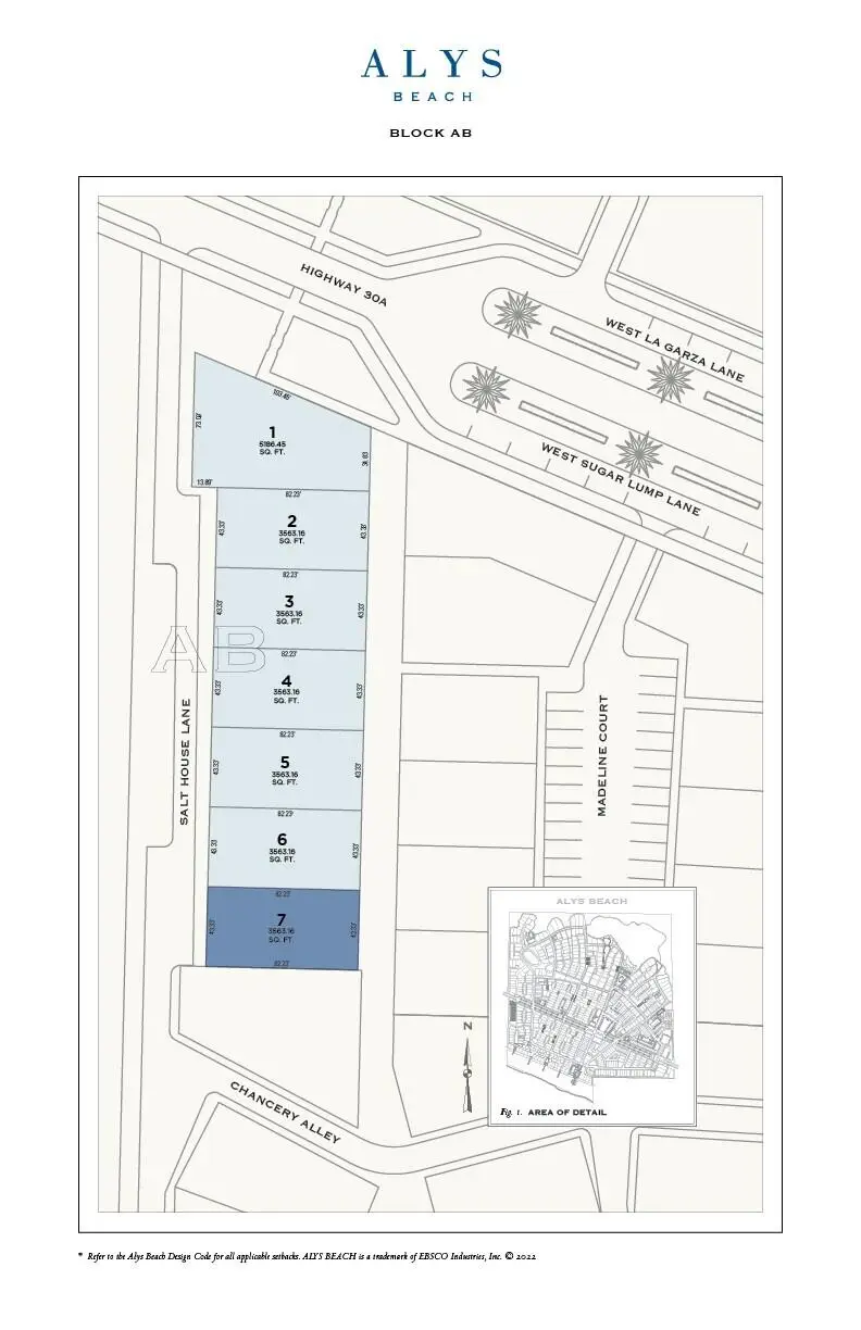 AB7 Salt House Lane, Inlet Beach, FL 32461 - #1