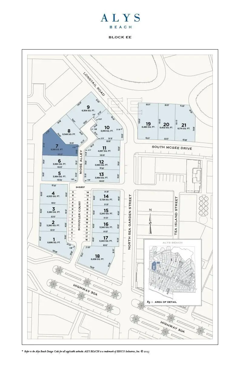 EE7 Mose Alley, Inlet Beach, FL 32461 - #1