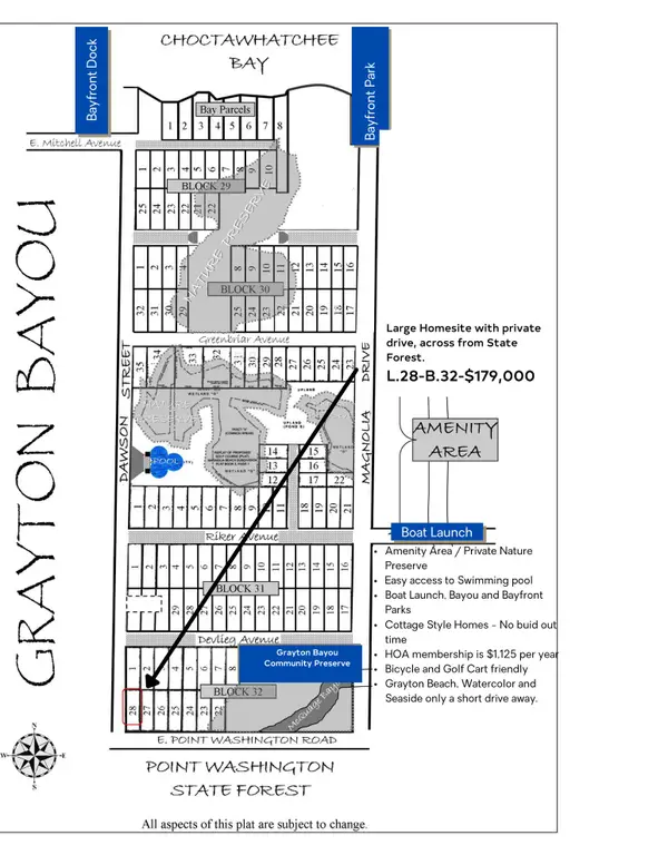 Lot28-B.32 E Point Washington Road, Santa Rosa Beach, FL 32459