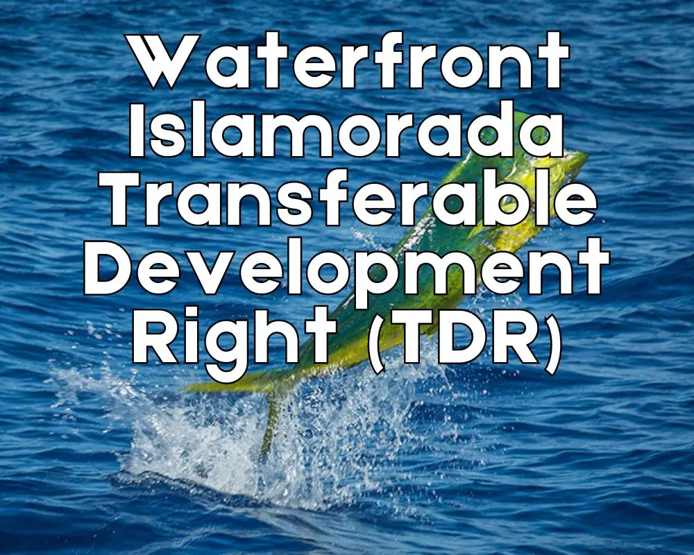 Waterfront Tdr Building Right For Sale Avenue, Islamorada Village Of Islands, FL 33036 - #1