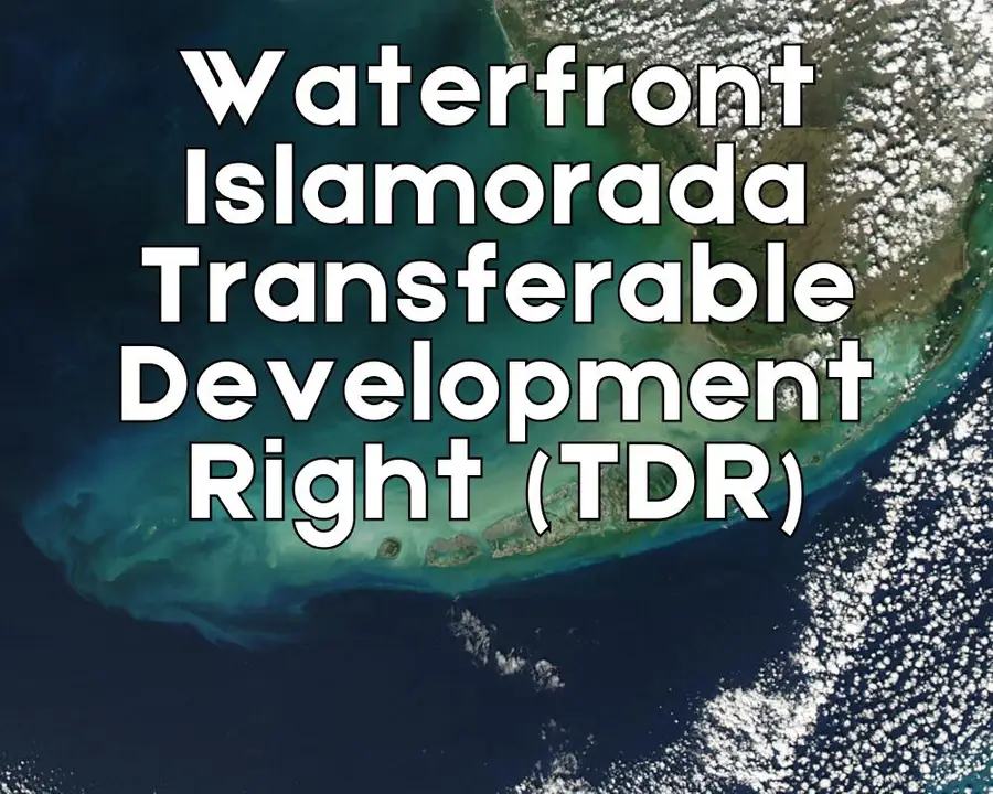 Waterfront Tdr Building Right For Sale Avenue, Islamorada Village Of Islands, FL 33036 - #2