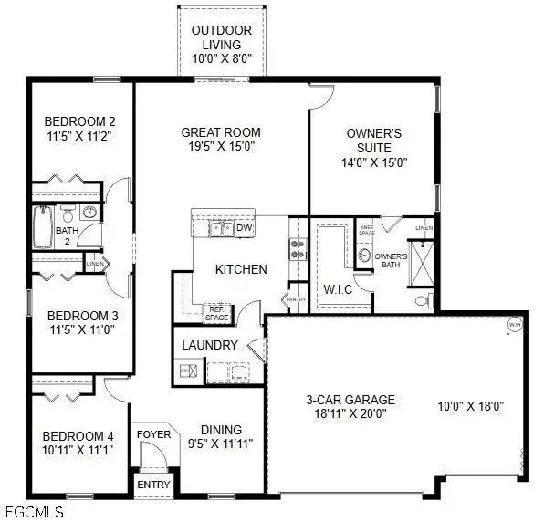 3315 19th Street Sw, Lehigh Acres, FL 33976 - #2