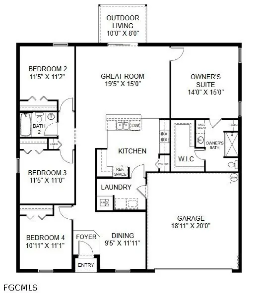 2701 45th Street Sw, Lehigh Acres, FL 33976 - #2