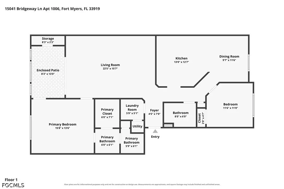 15041 Bridgeway Lane #1006, Fort Myers, FL 33919 - #1