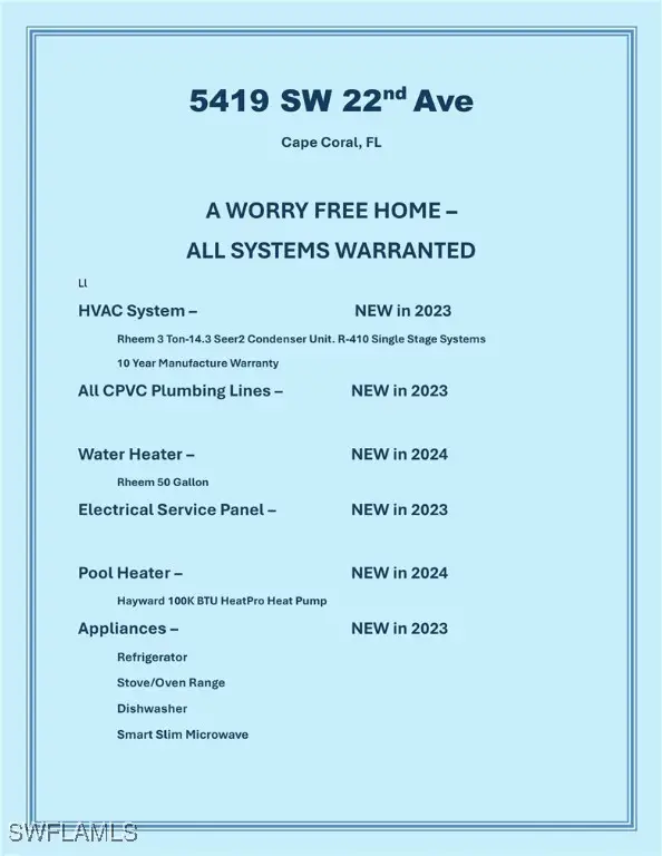 5419 SW 22nd Avenue, Cape Coral, FL 33914 - Image #2