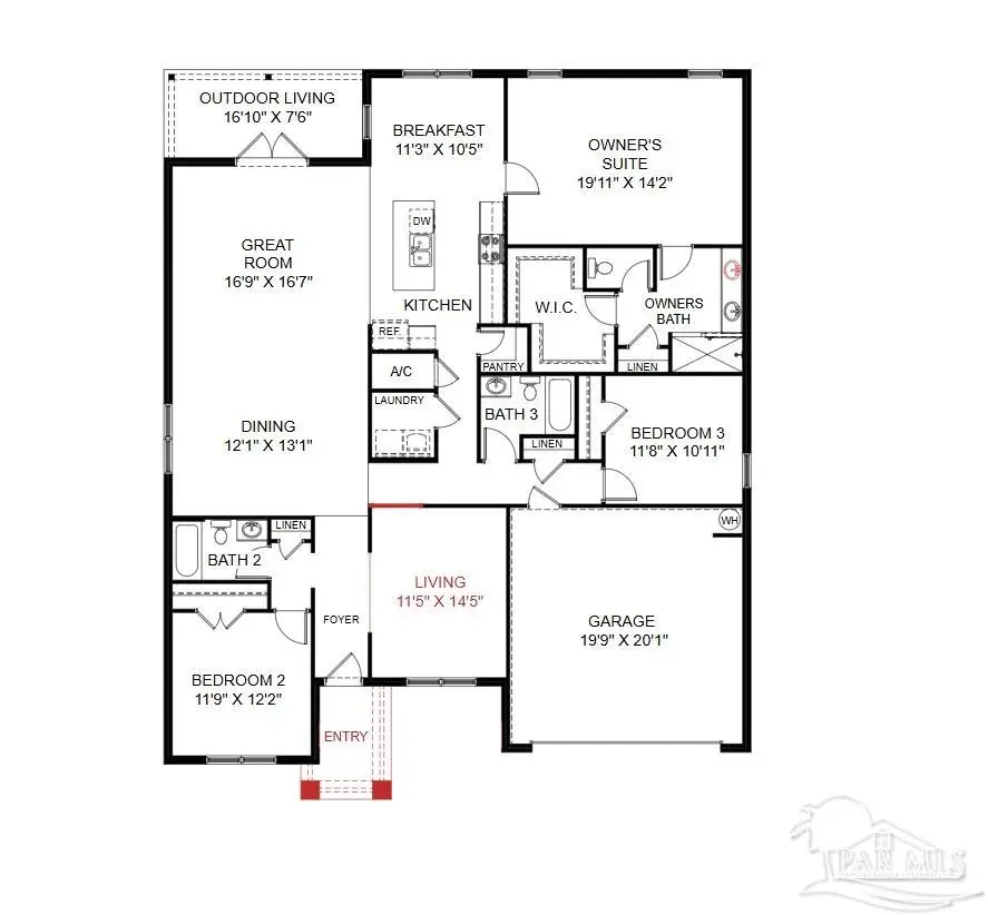 5017 Sanborn Dr, Milton, FL 32570 - #2