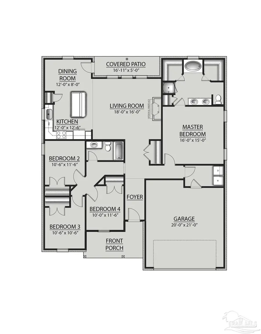 5307 Adeline Cir #13-E (LOT ), Pace, FL 32571 - #3