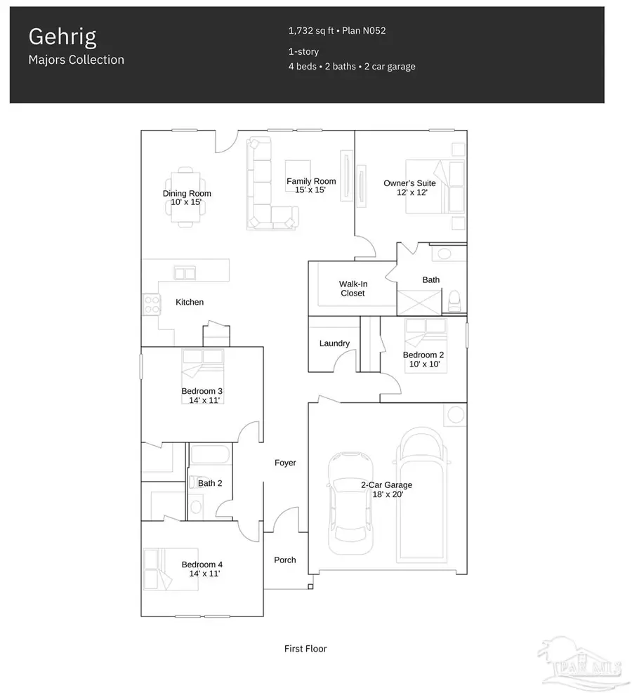 6489 Buckthorn Cir #HS 10J, Pace, FL 32571 - #2