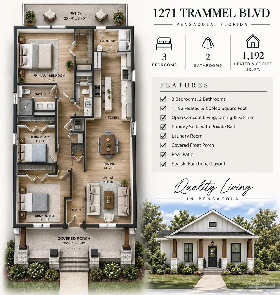 1271 Trammel Blvd, Pensacola, FL 32505 - #2