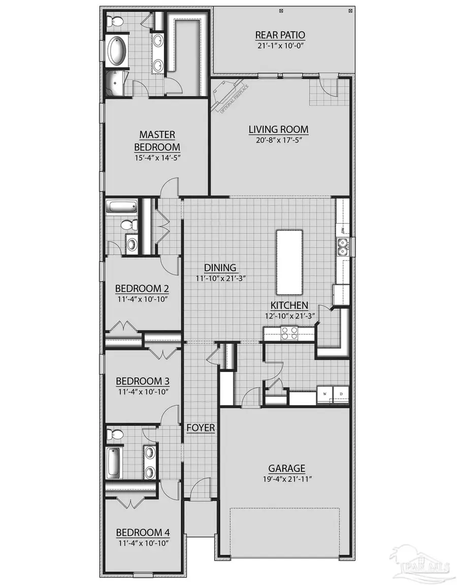 5169 Sugarloaf St #LOT 24-F, Pace, FL 32571 - #3