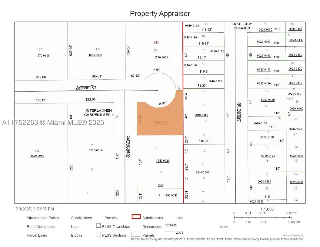 256 Orchid, Interlachen Florahome, FL 32148 - #1