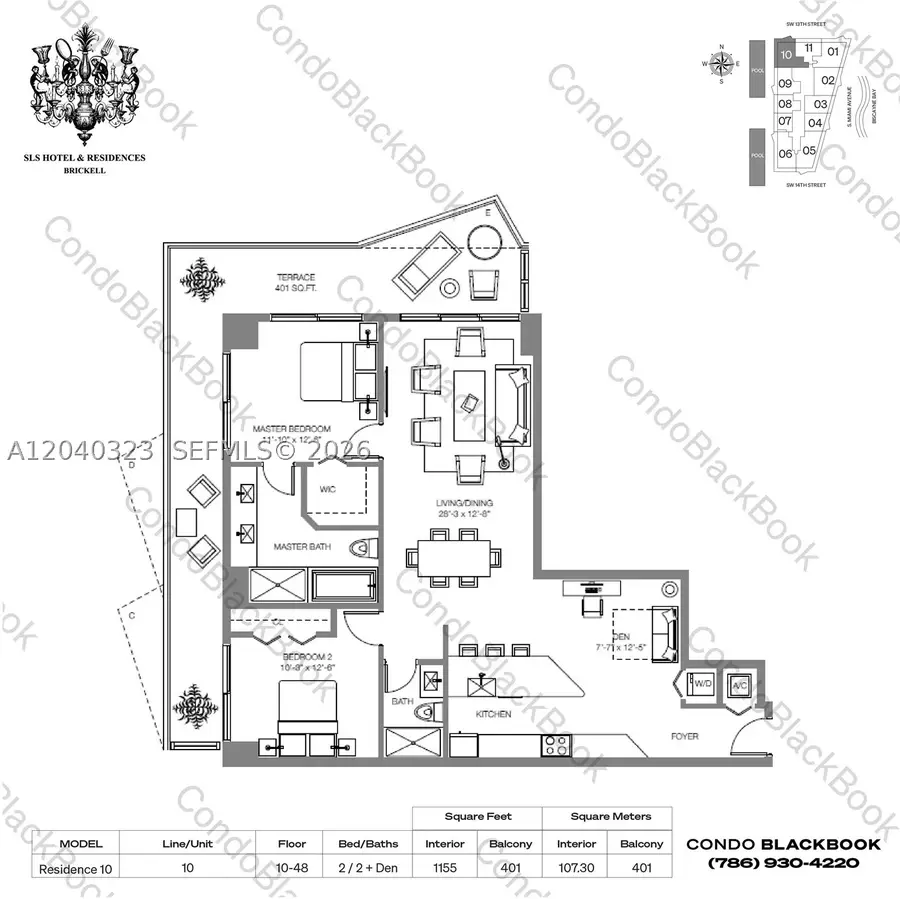 1300 S Miami #2110, Miami, FL 33130 - #2