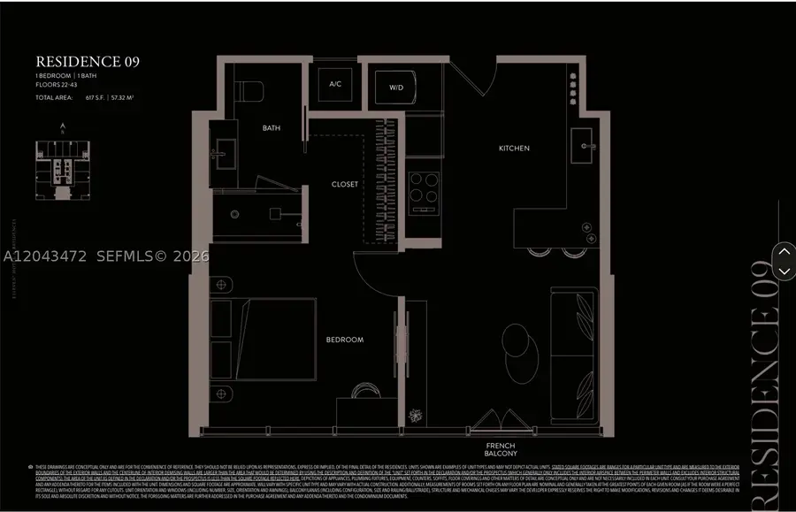20 NE 11th #2409, Miami, FL 33132 - #2