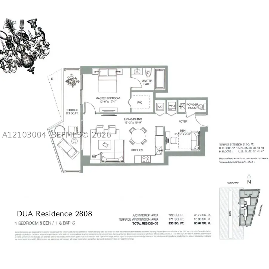 1300 S Miami #2808, Miami, FL 33130 - #3