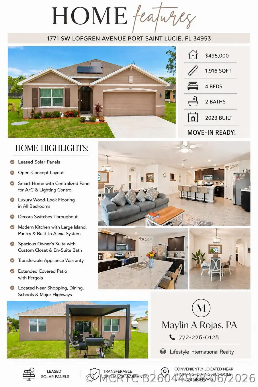 1771 SW Lofgren Avenue, Port Saint Lucie, FL 34953 - #2