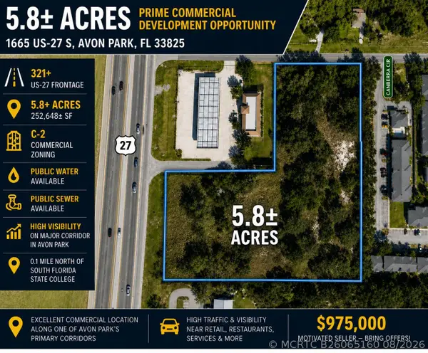1665 Us 27, Avon Park, FL 33825