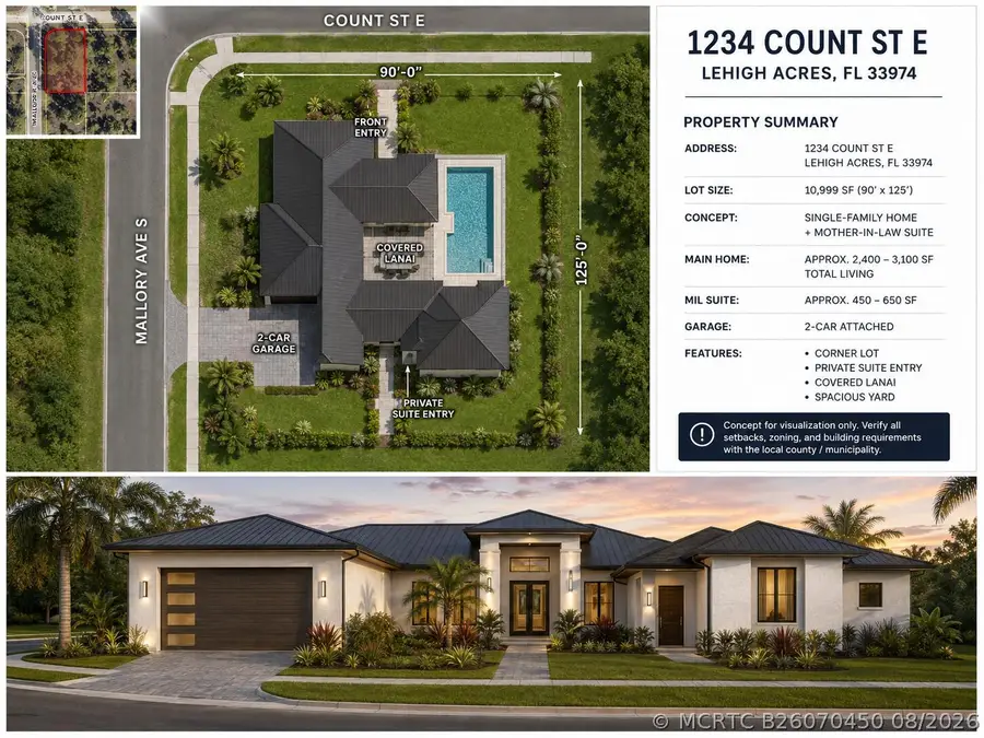 1234 Count Street E, Lehigh Acres, FL 33974 - #2