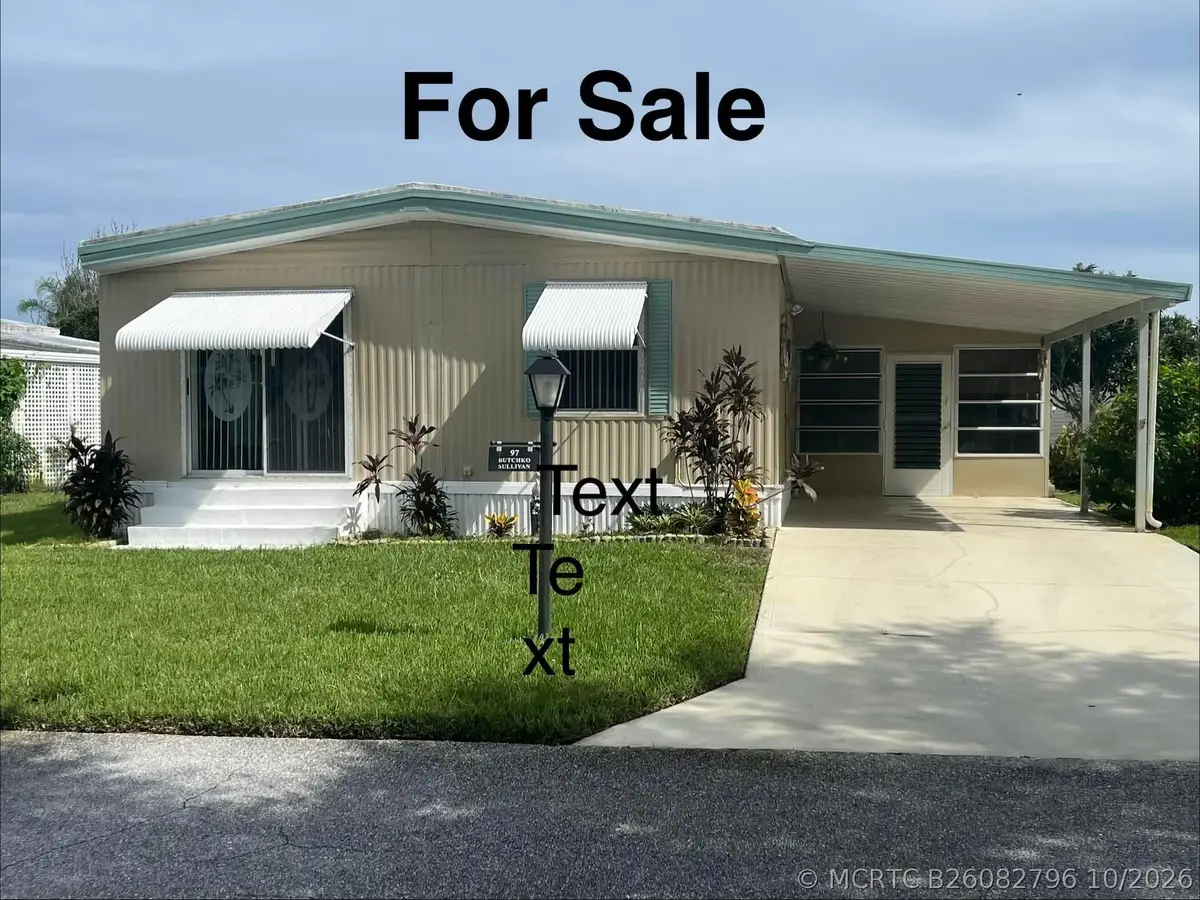 97 N Warner Drive, Jensen Beach, FL 34957 - #1