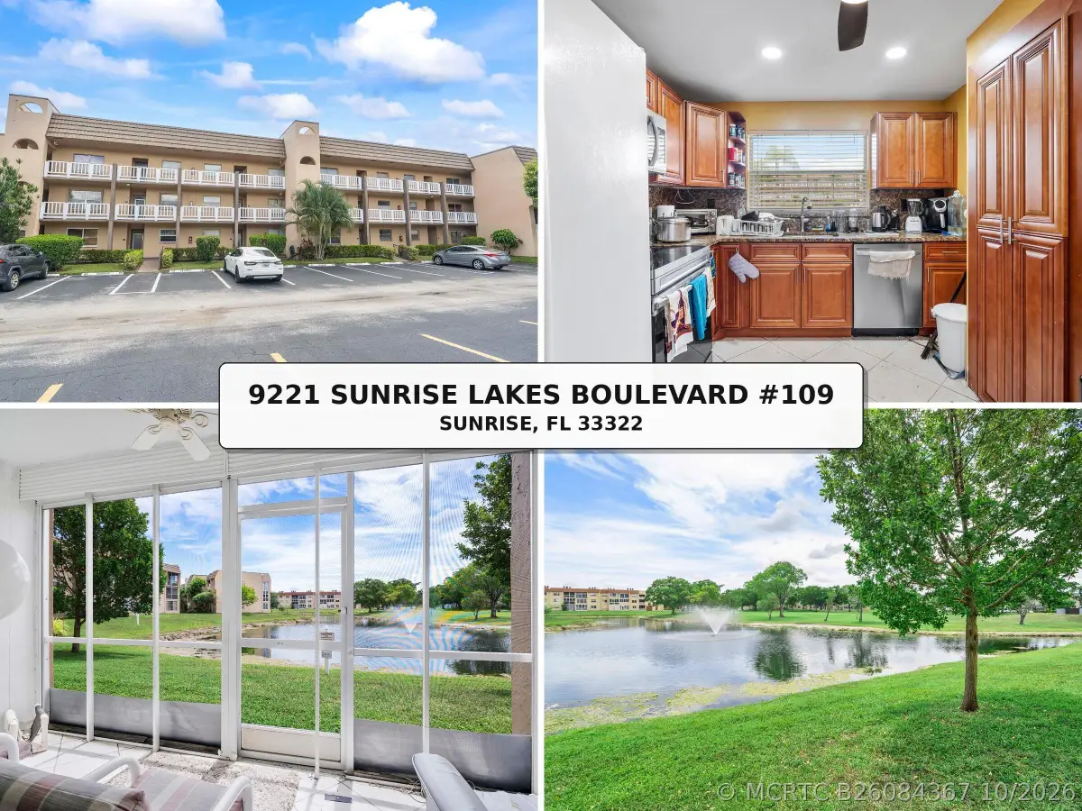 9221 Sunrise Lakes Boulevard #109, Sunrise, FL 33322 - #1
