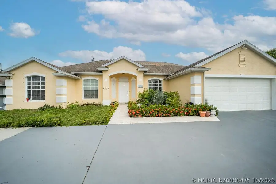 2957 SW Fluvia Street, Port Saint Lucie, FL 34953 - #2