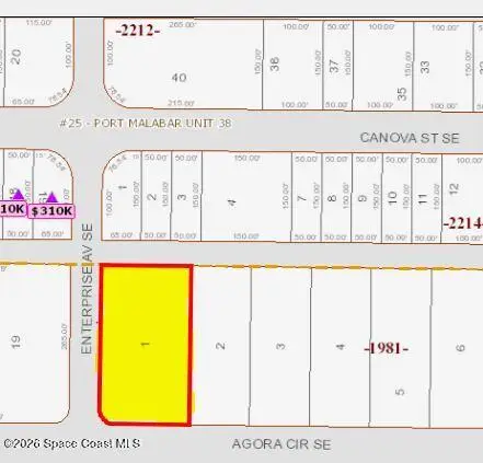 0 SE Port Malabar 40 Lot 1 Blk Street Ne, Palm Bay, FL 32905