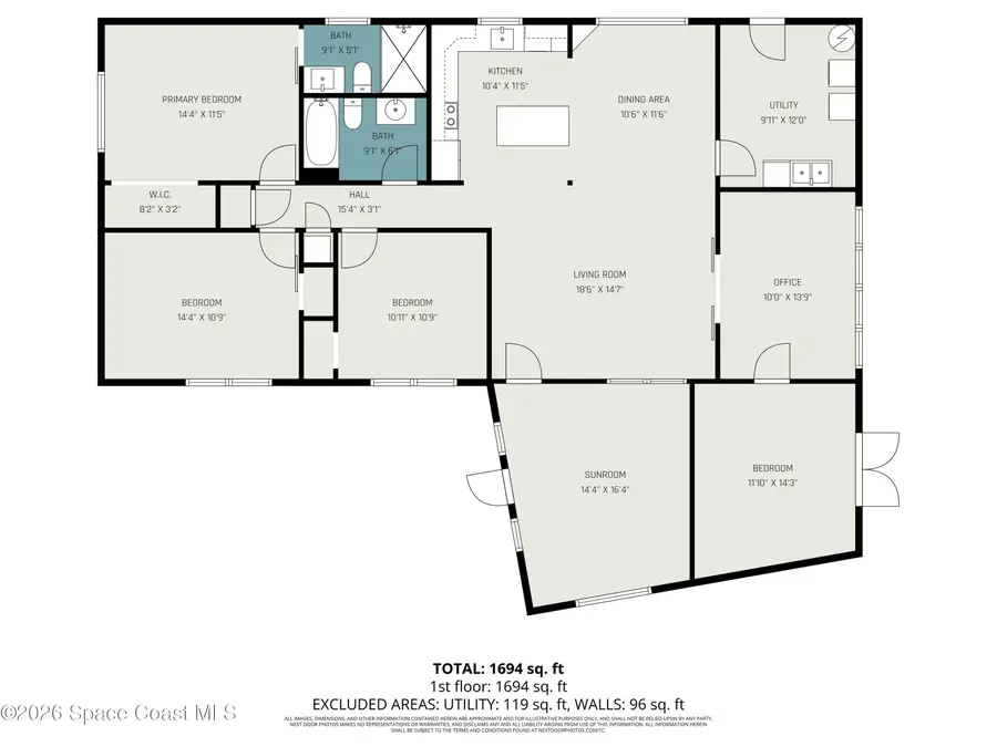 1621 Poe Street, Titusville, FL 32796 - #3