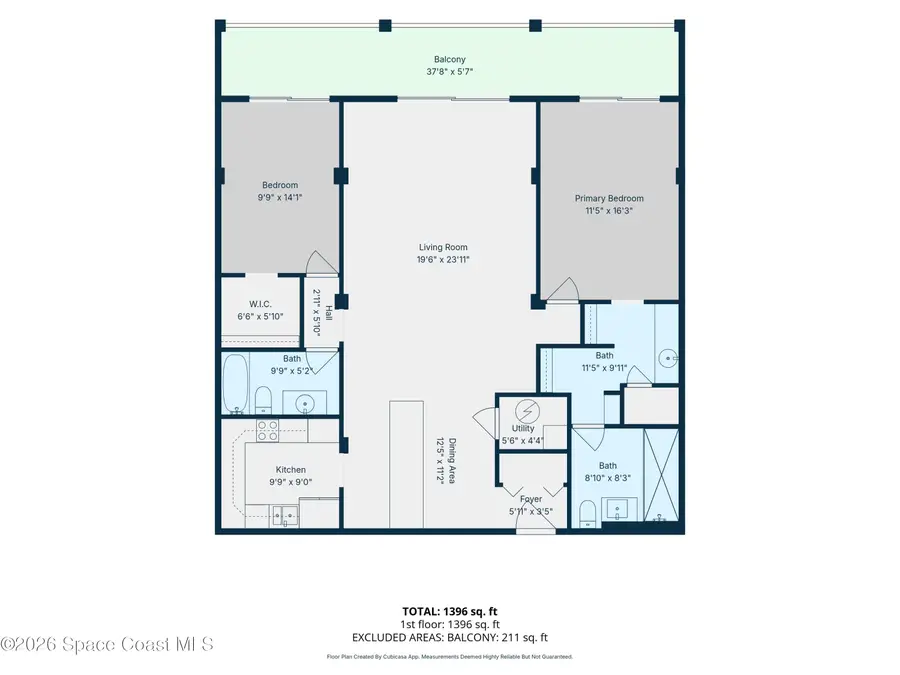 2100 N Atlantic Avenue #1010, Cocoa Beach, FL 32931 - #2