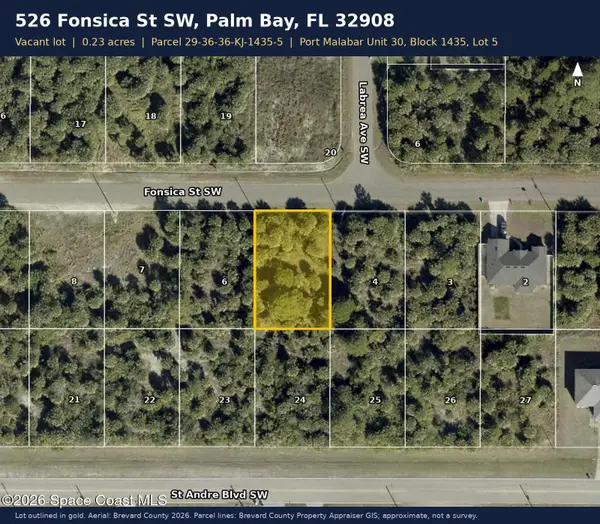 526 Fonsica Street Sw, Palm Bay, FL 32908
