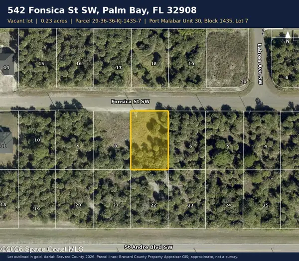 542 Fonsica Street Sw, Palm Bay, FL 32908